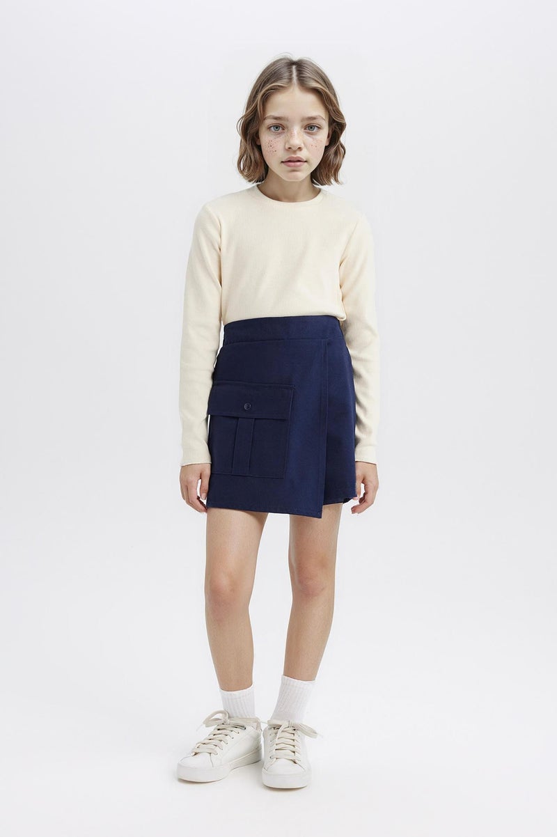 ديفاكتو جيبة بناتي جبردين كحلي - Image 1